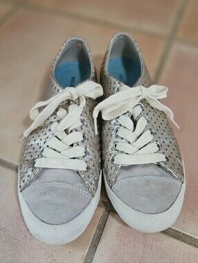 Seavees Army Issue Low Celestial Metallic Napa Leather Sneakers